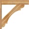 Ekena Millwork Olympic Block Rough Sawn Outlooker, Western Red Cedar, 8"W x 40"D x 40"H OUT08X40X40OLY05RWR - alternate 2